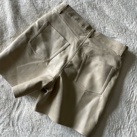 Wilfred Vegan Leather Shorts - Picture 2 of 4